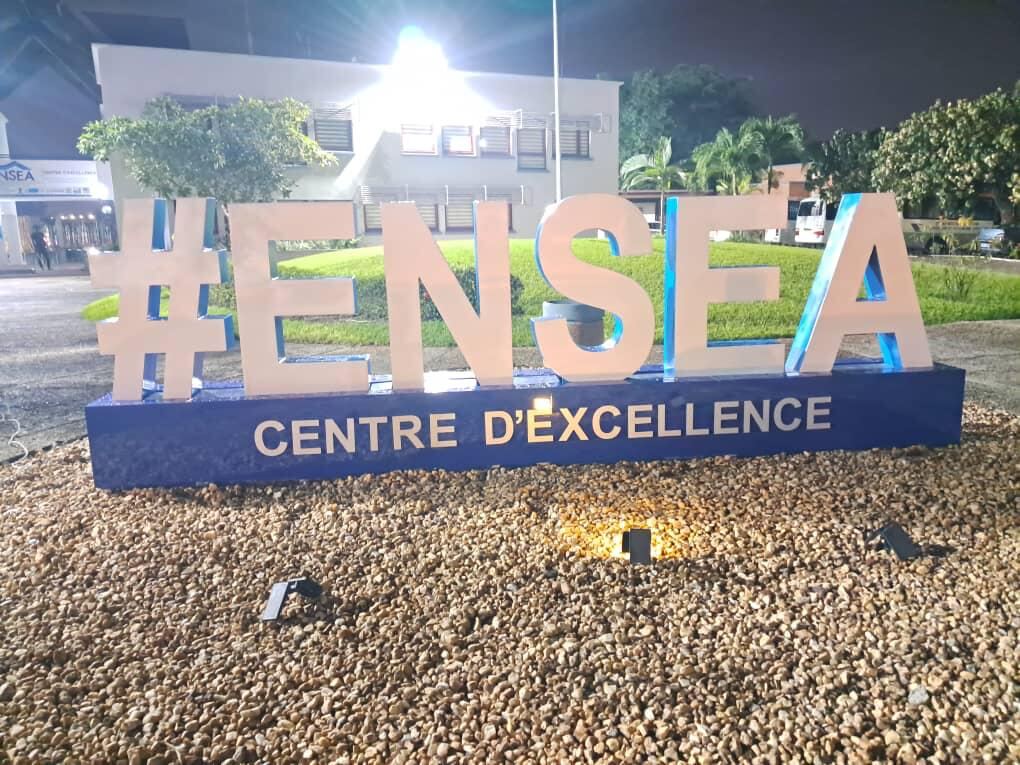 Lettrage ENSEA Centre d'Excellence