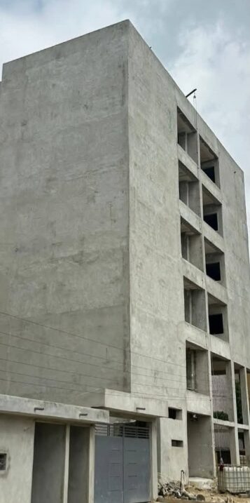 Immeuble en construction avant revêtement